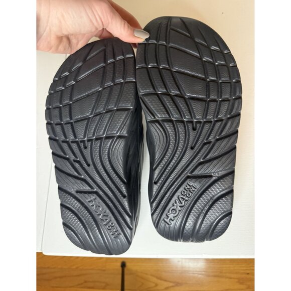 NEW Hoka U Ora Recovery Rubber Slide Black Size US M8 W10 $70 [jb] - Picture 14 of 14